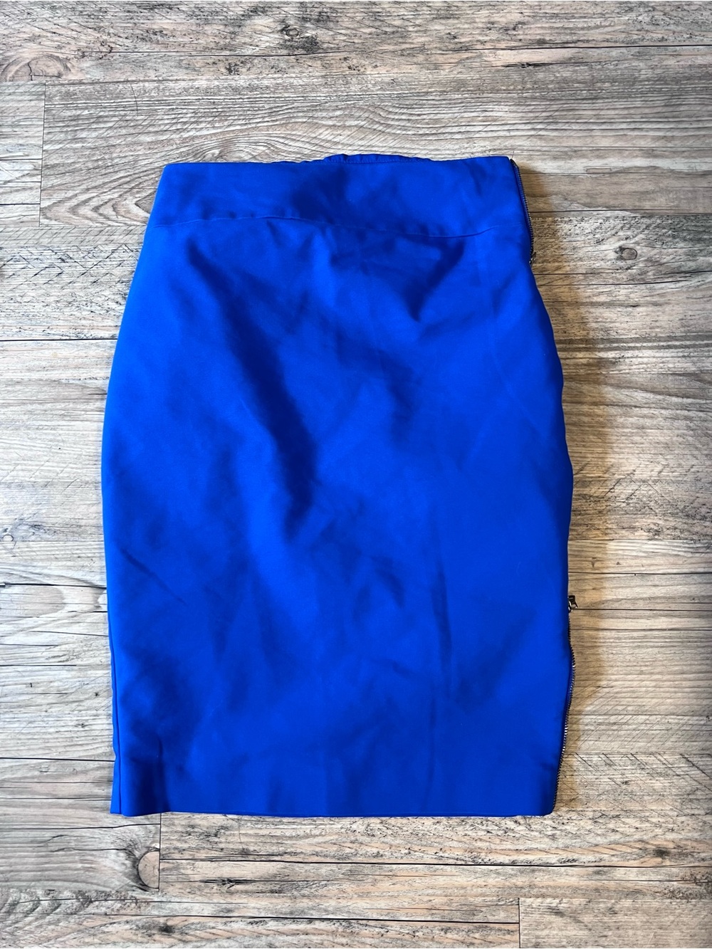 Express Cobalt Blue Pencil Skirt